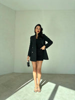 Încărcați imaginea în vizualizatorul Galerie, Costum sacou+rochie pe corp #black
