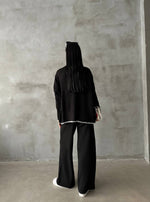 Încărcați imaginea în vizualizatorul Galerie, Compleu tricot contur #black