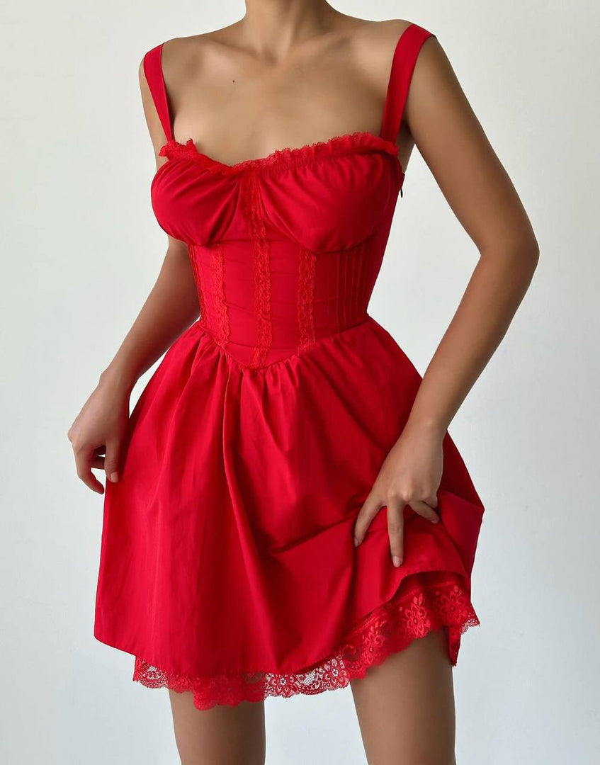 Rochie Lina #red