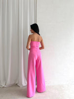Încărcați imaginea în vizualizatorul Galerie, Salopeta pantaloni desfacuti #pink