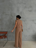 Încărcați imaginea în vizualizatorul Galerie, Costum dungi #brown
