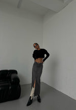 Încărcați imaginea în vizualizatorul Galerie, Fusta jeans #black
